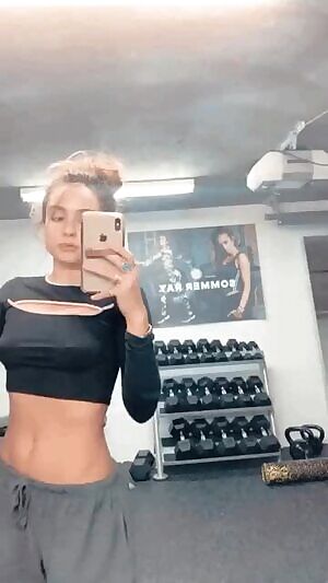 Sommer ray nips through shirt