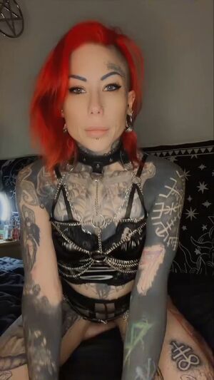 Goth Girls Lingerie MILF Red Hair