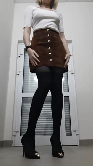 ripping the skirt off at work