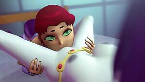 Starfire & Raven Fucc