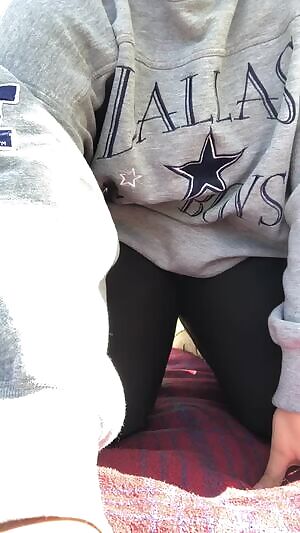 Boobs and bum getting some sun!