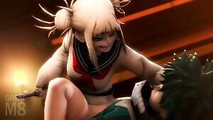 Himiko Toga taking Deku for her own