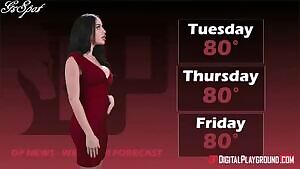 Digitial Playground - Victoria June - Latina Weather Girl