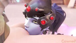 Widowmaker x Tracer Muff Diving