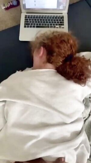 White girl keeps her Grades up while making BBC boyfriend happy during lockdown