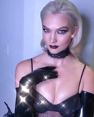 Karlie Kloss - looking hot + glitter