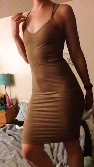 It's way too hot tonight, even or a dress this skimpy.