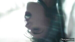 Black lingerie on Janice Griffith never looked so good