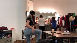 Gina Rubbin' Her Ass