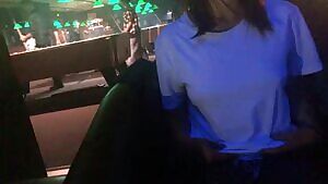 Teen reveals in busy pool hall