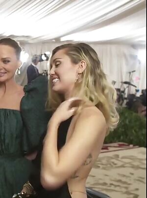 Miley's the sort of whore who knows you are jerking off to her and loves it