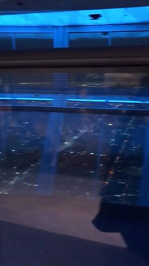 whipping my cock out inside the cn tower