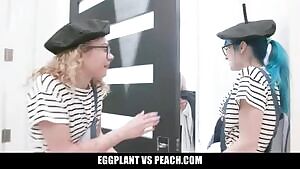 When the nude model has a big dick.