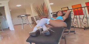 Bimbos BBC Brunette Fake Tits High Heels