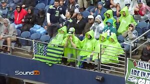 Cheerleader in the rain