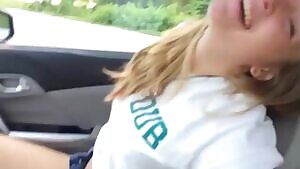 Stripping in the car