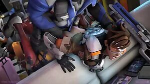 Tracer pounded hard and fast