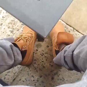 Pulling it out on the patio