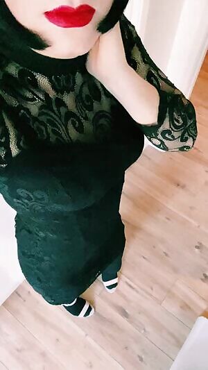 Staying in, but dressed up like I'm going out.