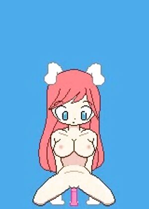 Bunnygirl Rides a Dildo