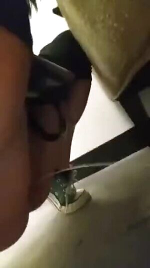 she's gotta be on santa's naughty list - pissing in a changing room!