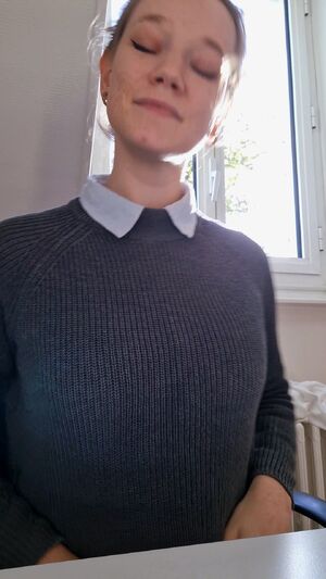 They seem tinier in that grey jumper