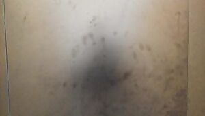 Hand prints and cum stains