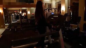 Annablossom - Sucking cock at the gym