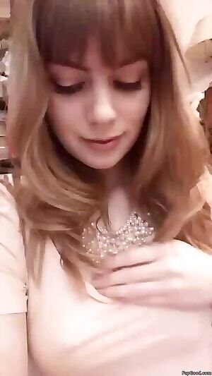 Revealing my perky tits