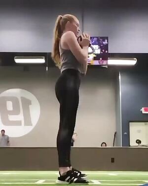 Larsen Thompson exercising