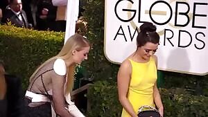 Sophie Turner helping out Maisie Williams