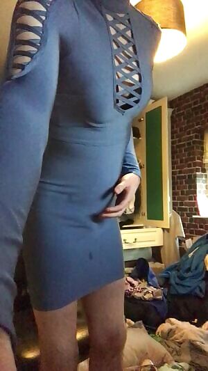 More of the blue dress