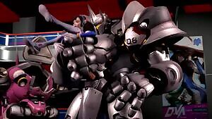 D.Va getting Reinhandled