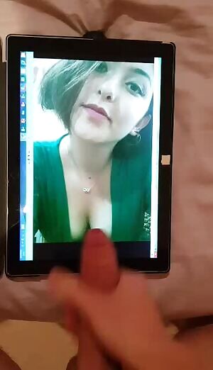 Covered her pretty face