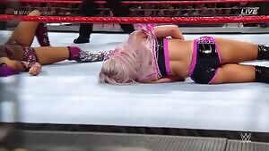 Alexa's ass pushing upwards