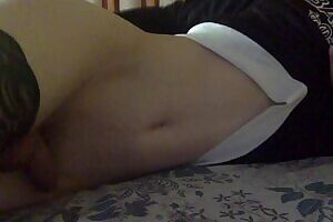 giving myself a nice rub down