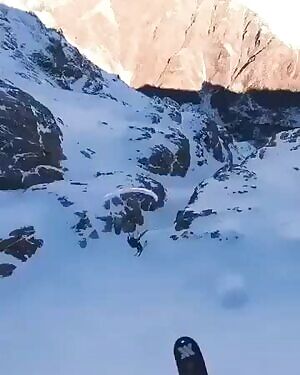 Parachute Ski, Deadly End. they risked too much and paid the consequences