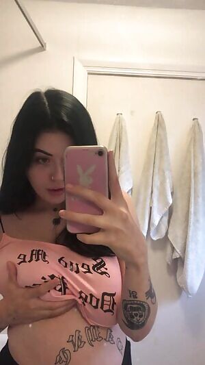 Goth Tiddies Surprise