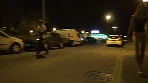 walking around bottomless