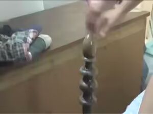 Bed Post Riding 90s Porn Ass