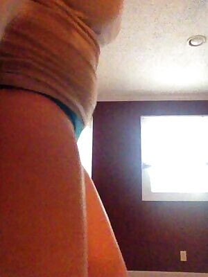 Blue cheekie boyshorts worn for 2 days