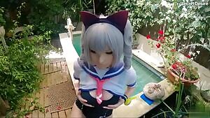 Cosplay Young Girl Fucked Outdoor