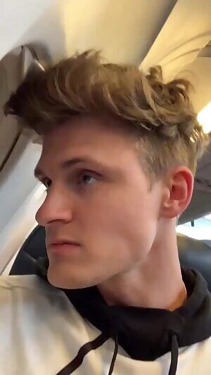 On a plane with my bro 😜