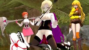 Glynda and Beowolf - Huntsman's teachings