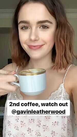 Kiernan Shipka braless and insanely cute