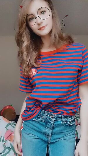 Wyd when ur cute young Girl next door neighbor walks into your room and starts to strip like this?