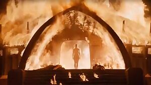 Emilia Clarke as Daenerys, S6E4