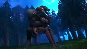 Assumi getting a hug,