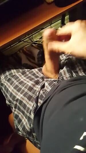 Cumming all over myself while roommates are home! couldn't hold it anymore