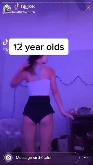 Another day, another tiktok thot showing off her ass